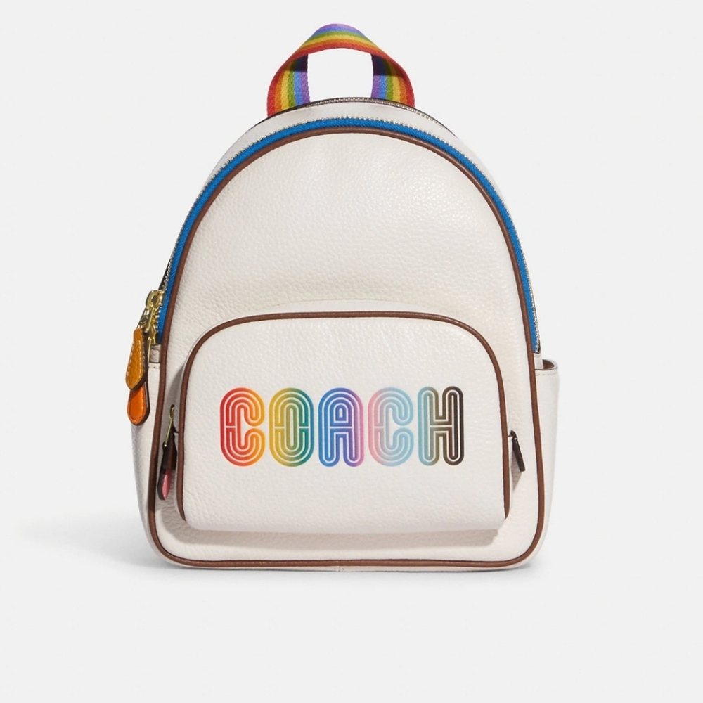 *NEW* Mini Backpack With COACH Rainbow #PRIDE